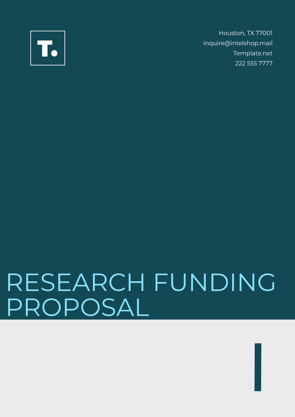 Research Funding Proposal Template - Edit Online & Download