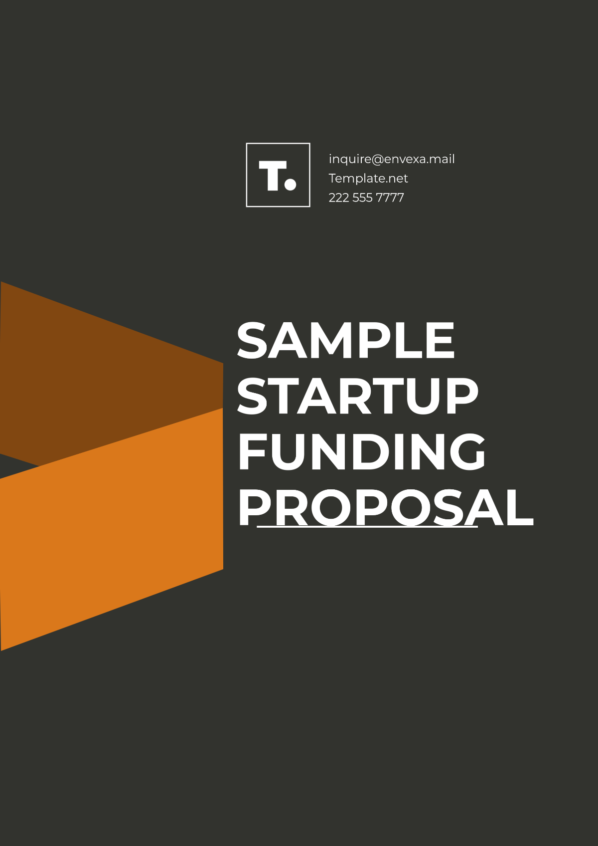 Sample Startup Funding Proposal Template - Edit Online & Download