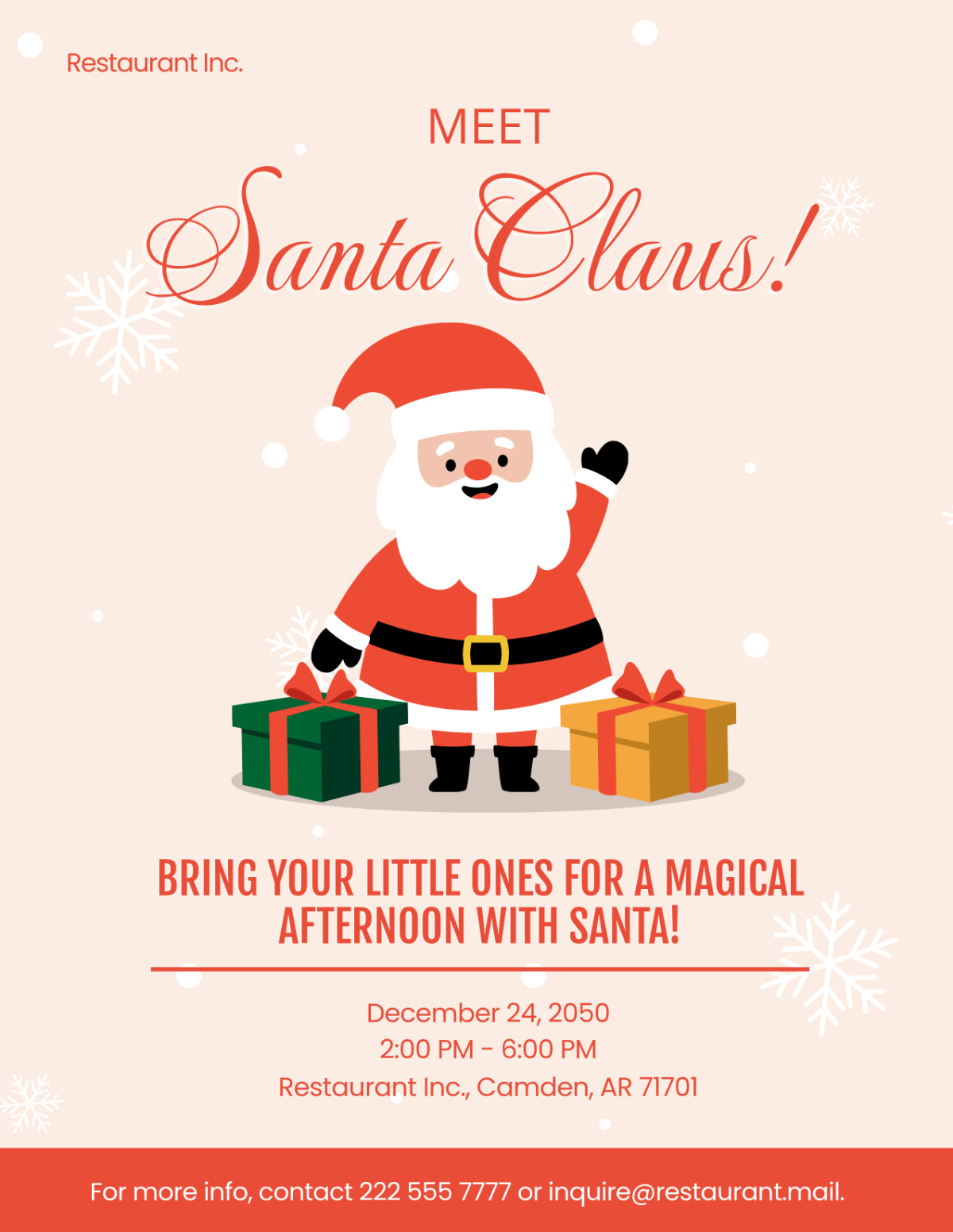 Santa Christmas Flyer