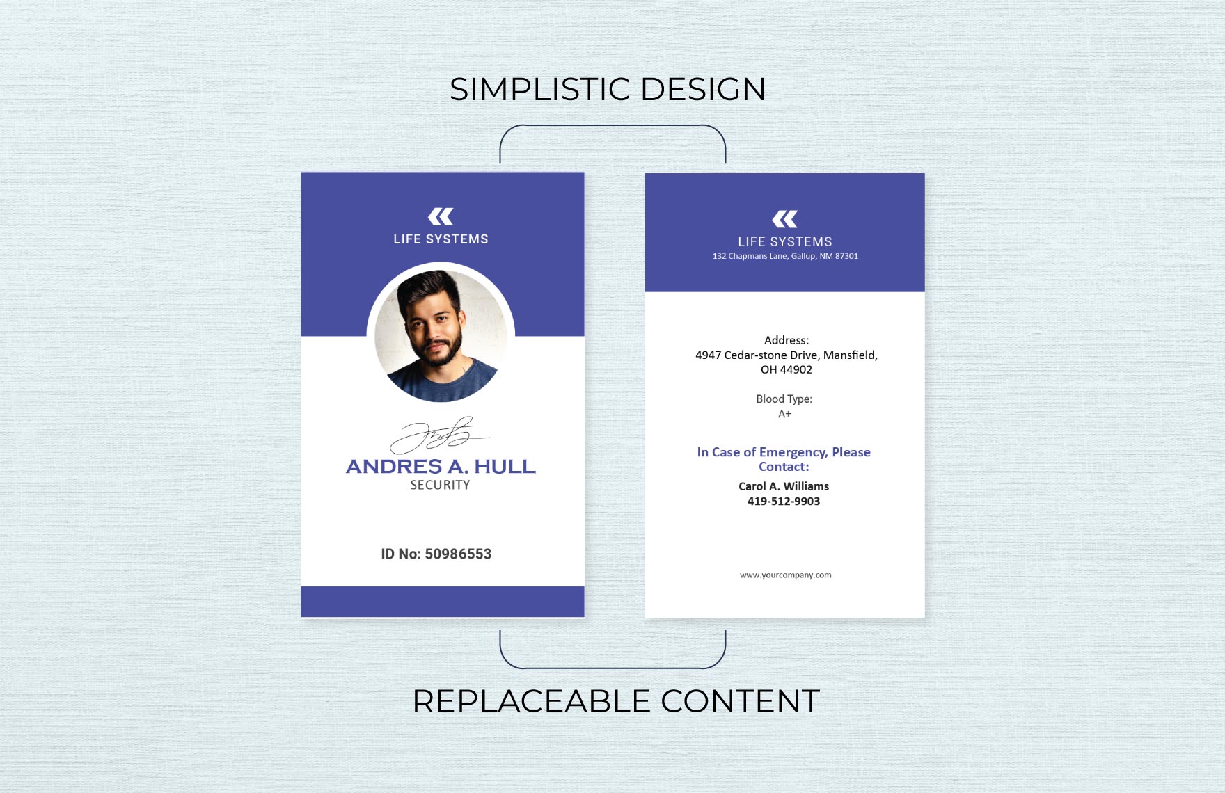 Security ID Card Template