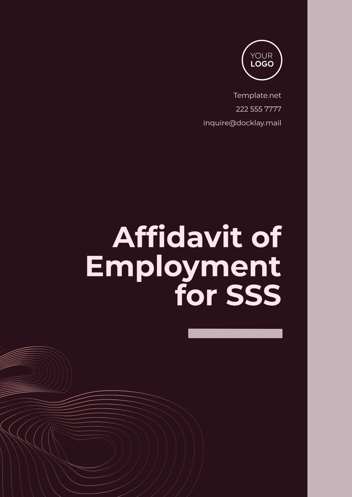 Affidavit of Employment for SSS Template - Edit Online & Download