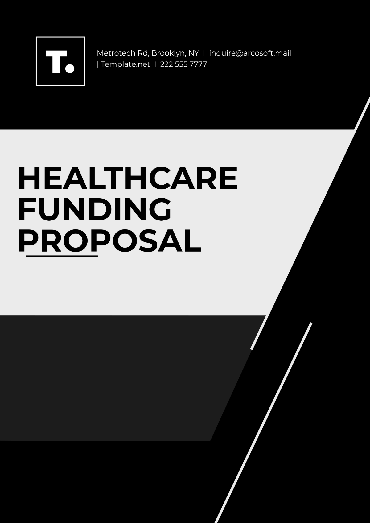 Healthcare Funding Proposal Template - Edit Online & Download