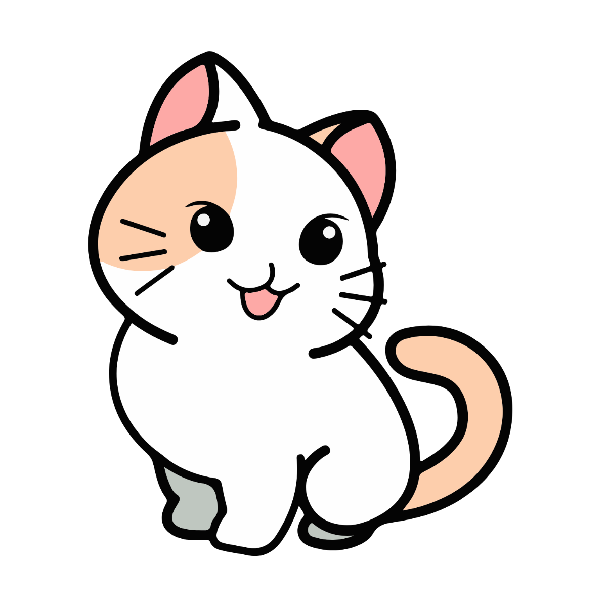 Kawaii Cat Clipart