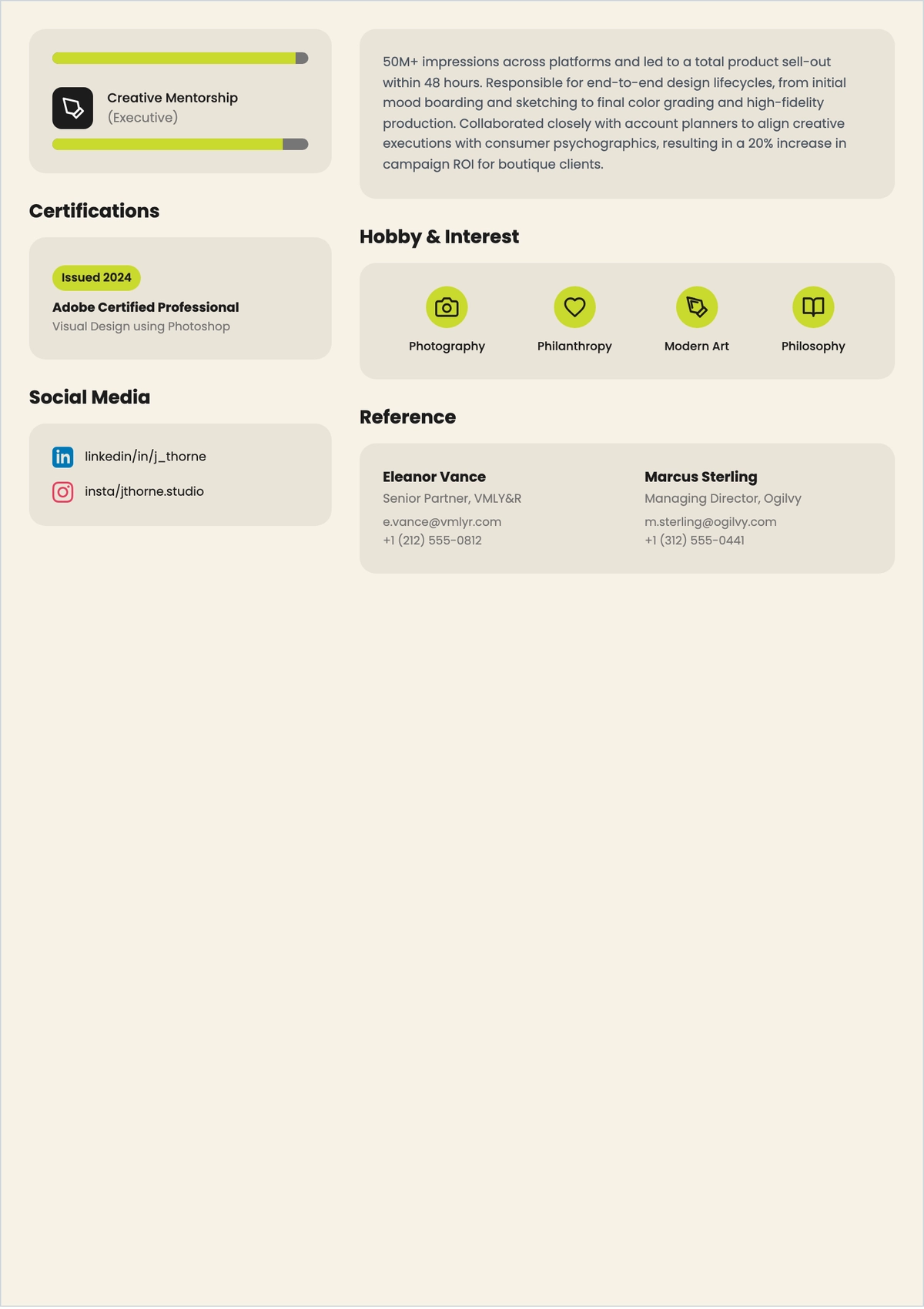 Free Creative Blank ATS Resume Template, AI Resume Builder