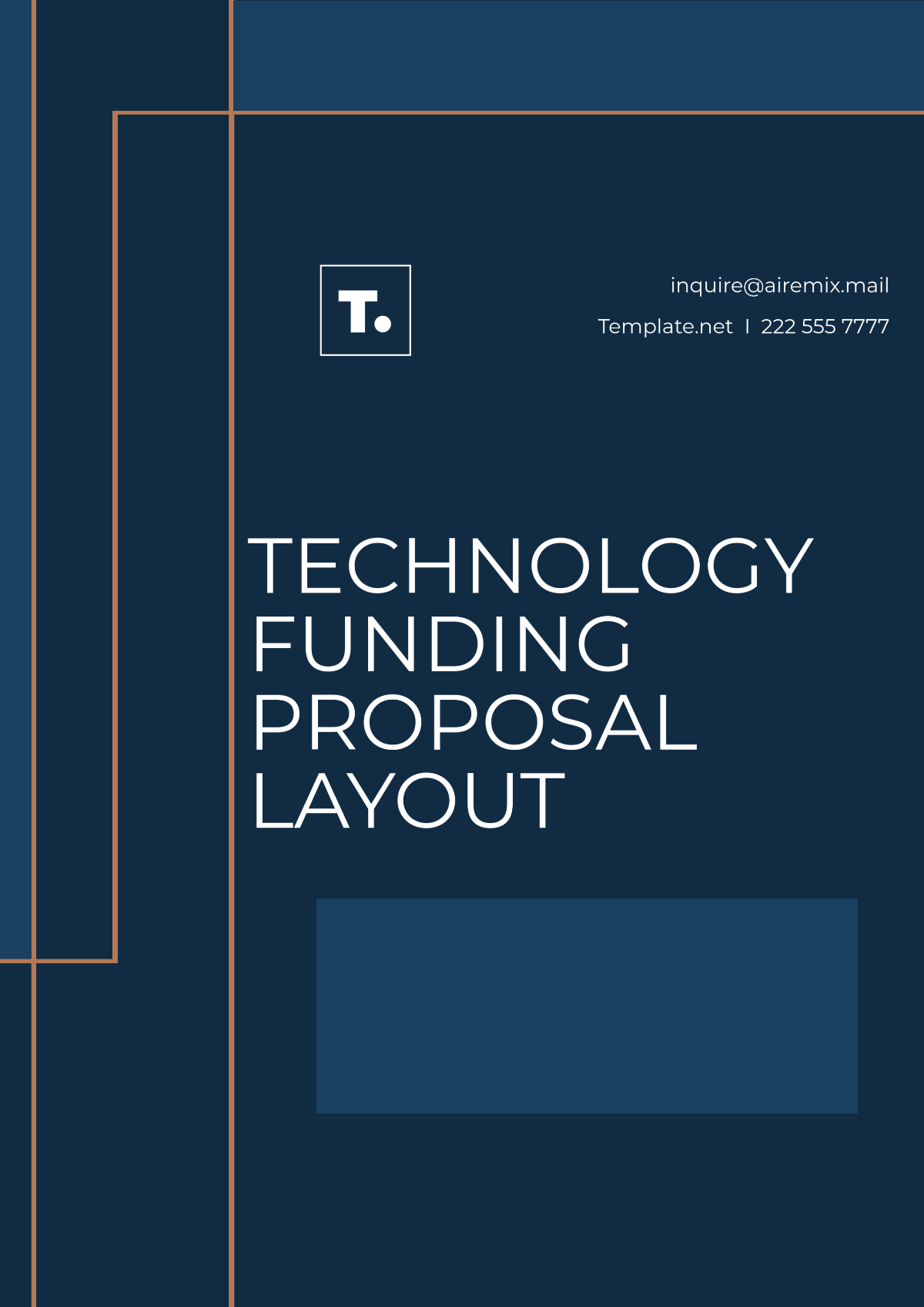 Technology Funding Proposal Layout Template - Edit Online & Download