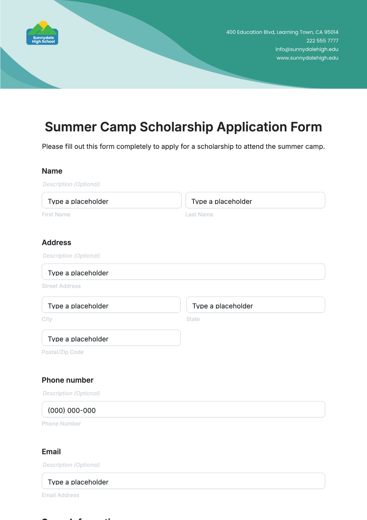 Free Kids Summer Camp Templates To Edit Online Free Kids Summer Camp Templates To Edit Online