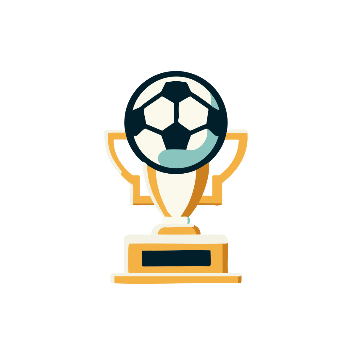 Free Football Trophy Clipart Template