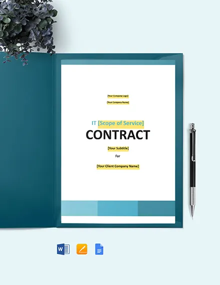 IT Service Maintenance Contract Template