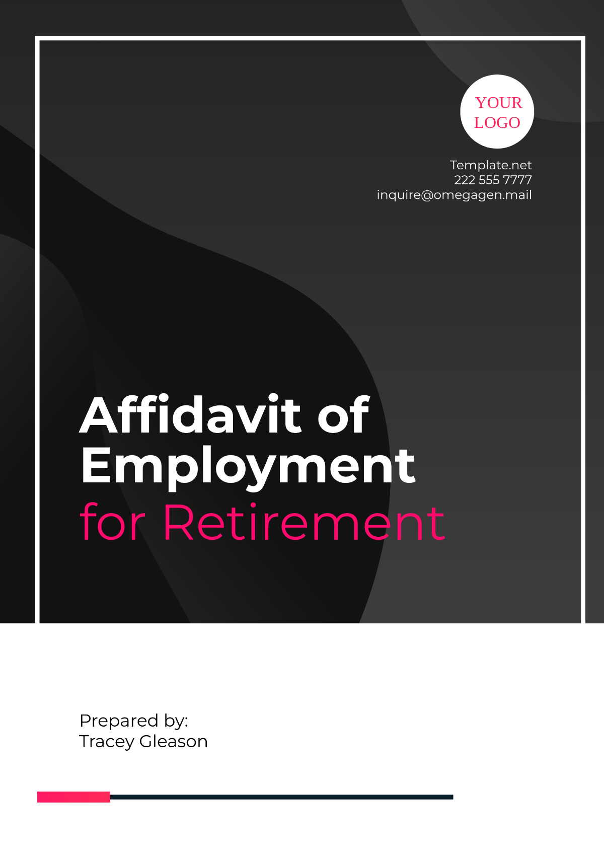 Affidavit of Employment for Retirement Template - Edit Online & Download