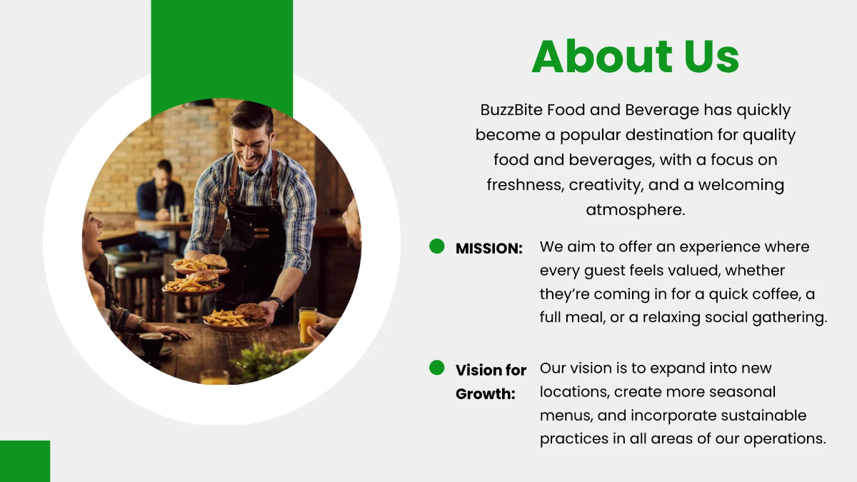 Free Food and Beverage Pitch Deck Template to Edit Online