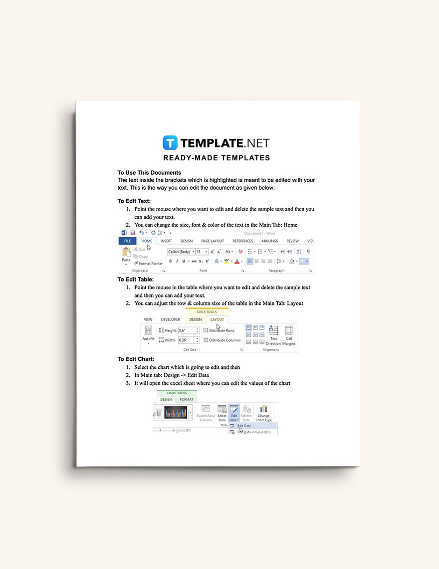 Sample IT and Software Report instruction