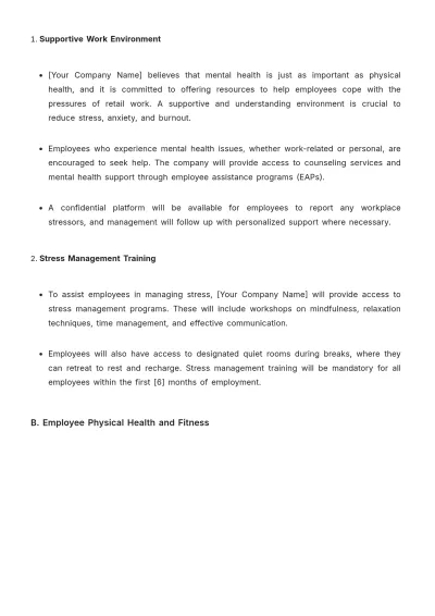 Free Cosmetic Store Health & Safety Guidelines Template to Edit Online