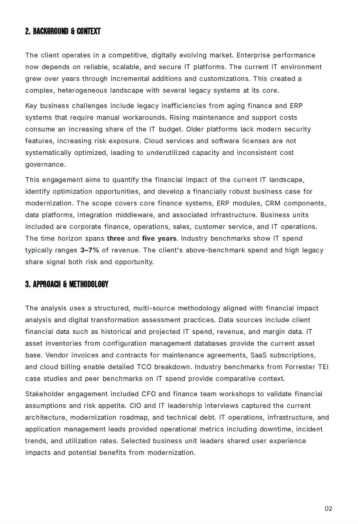 Free Consulting Firm Report Template to Edit Online