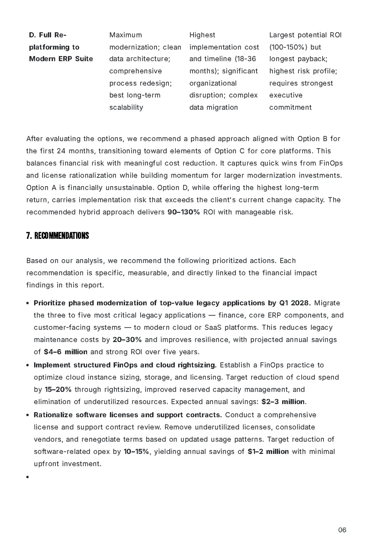 Free Consulting Firm Report Template to Edit Online