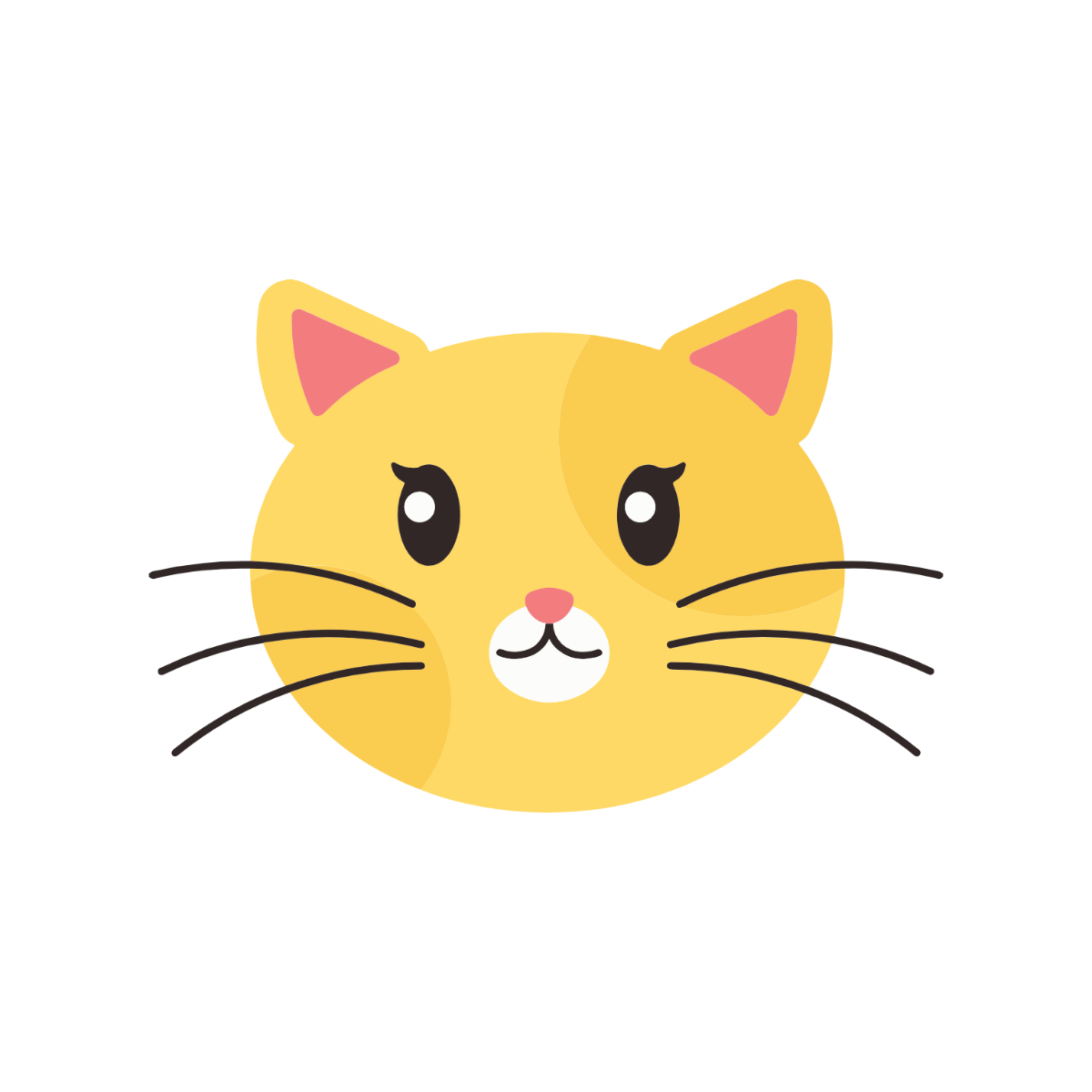 Cat Face Clipart