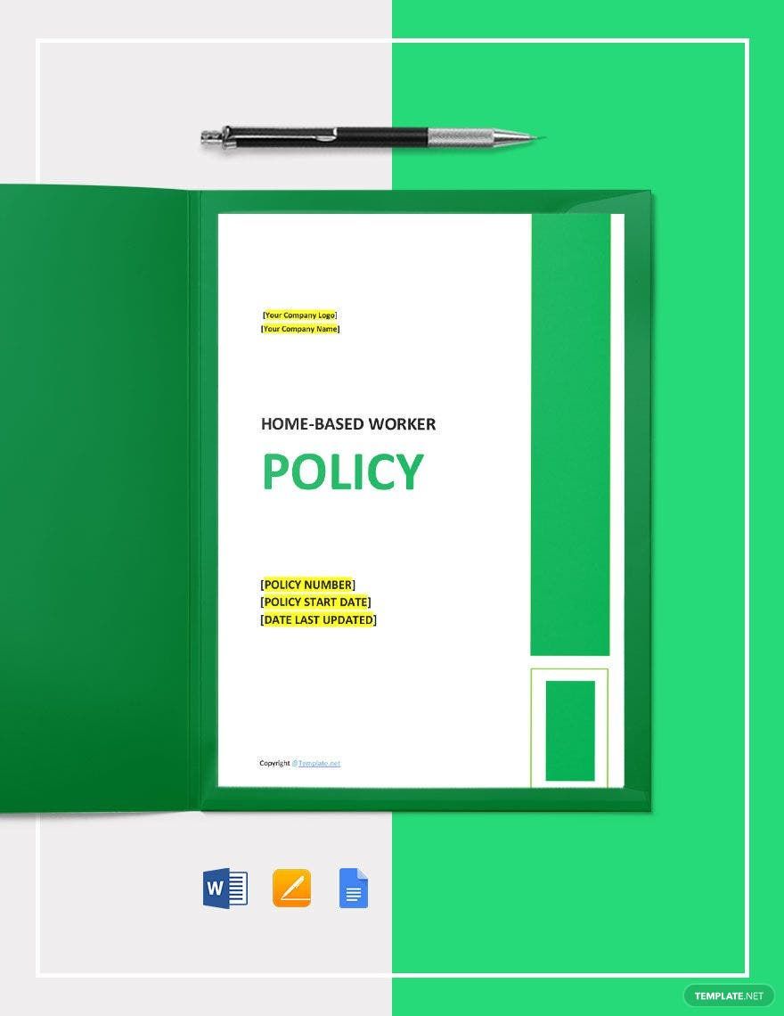 Home-Based Worker Policy Template