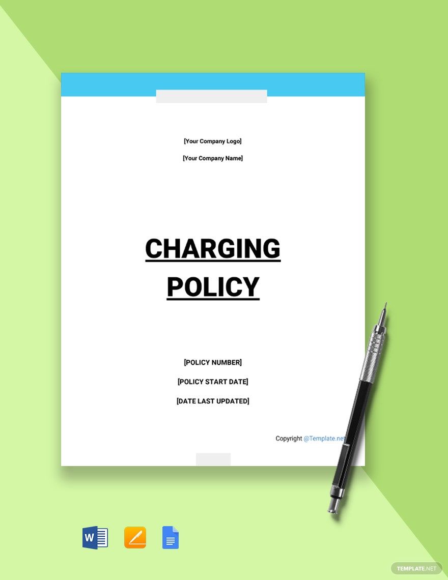 IT Charging Policy Template