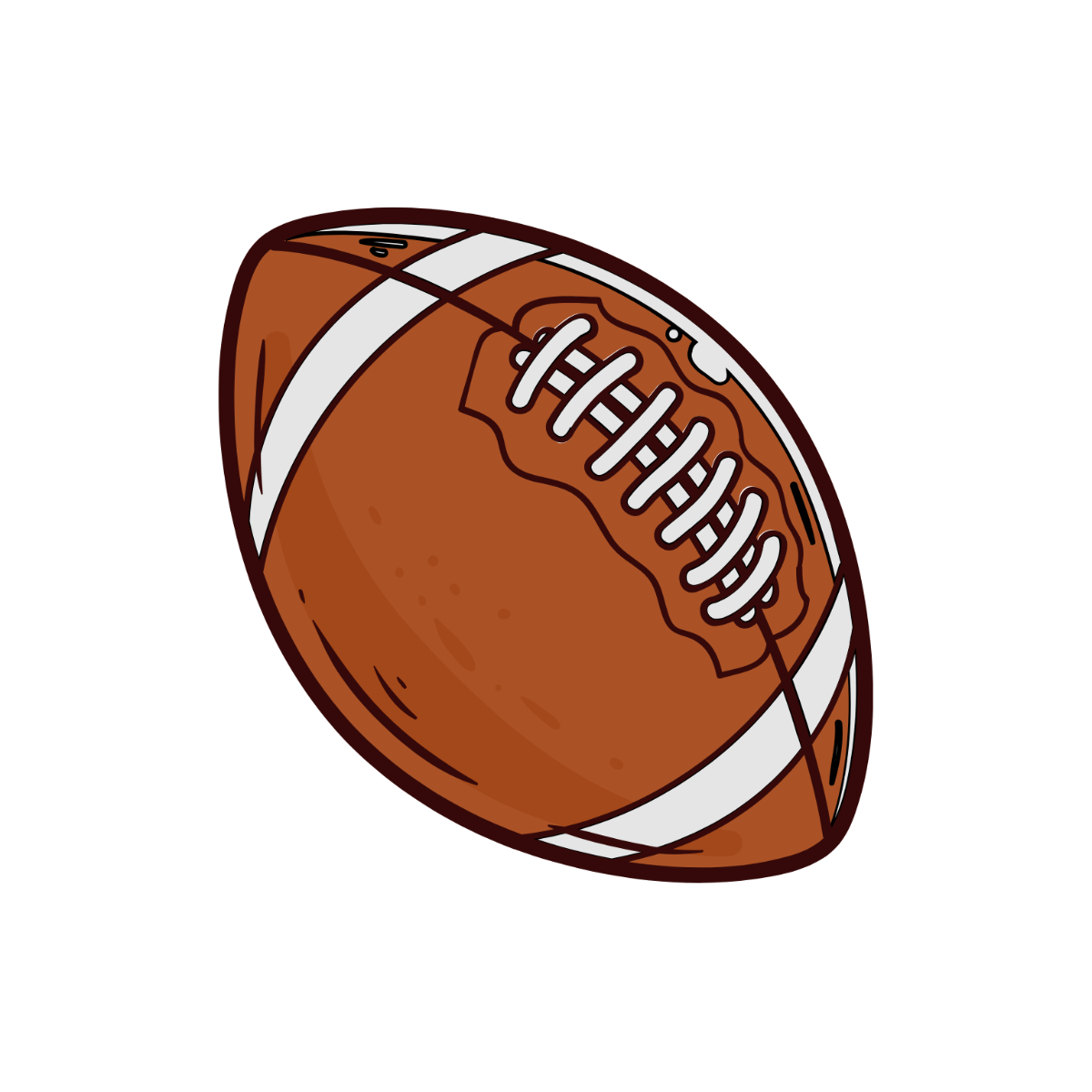 Cartoon Football Clipart - Edit Online | Template.net