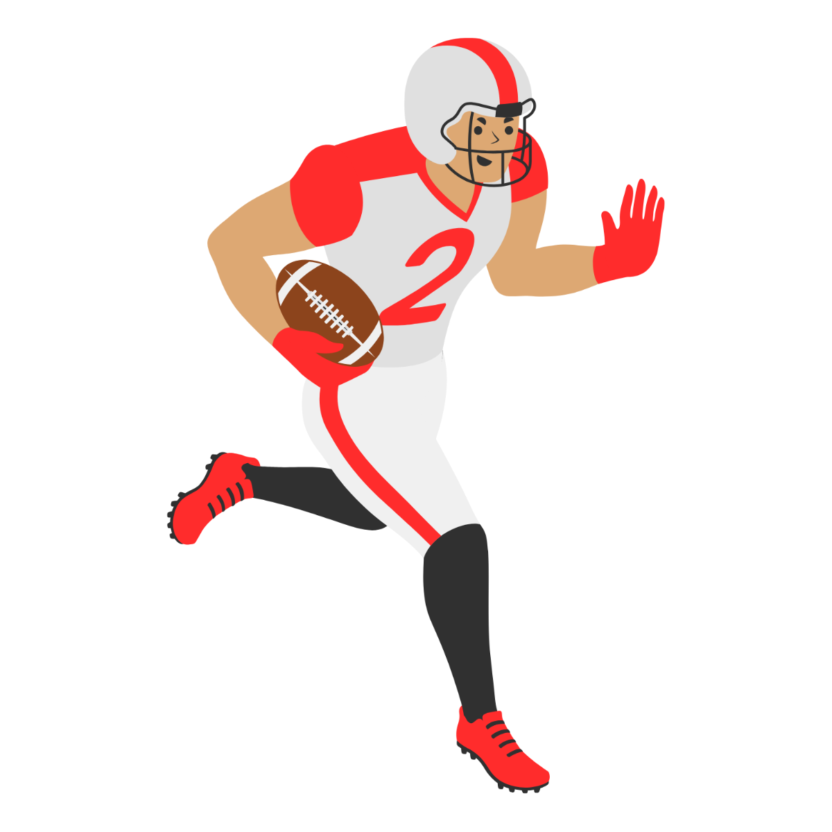 Free American Football Clipart Template