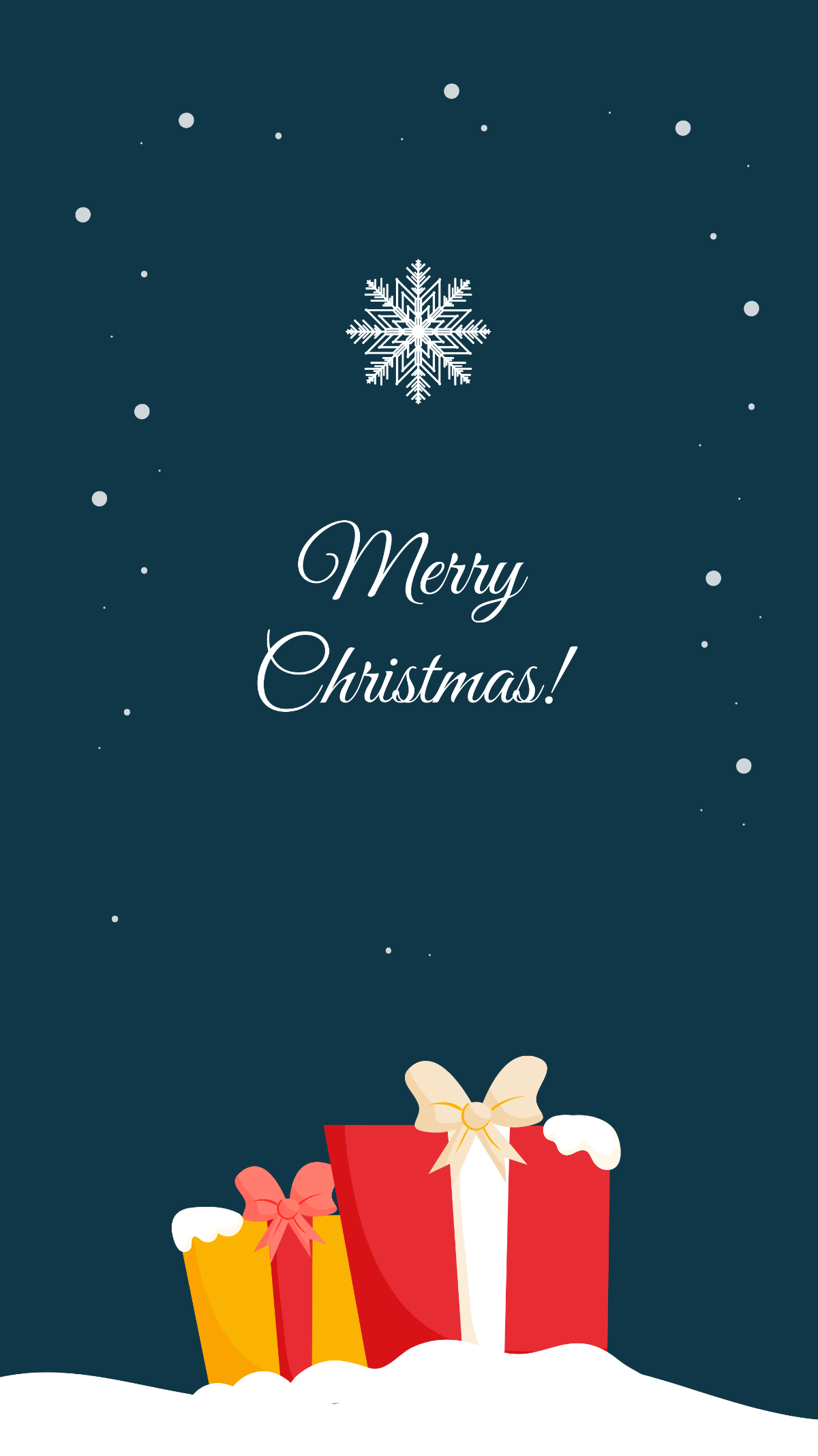 Free Merry Christmas Wallpaper Template - Edit Online & Download ...