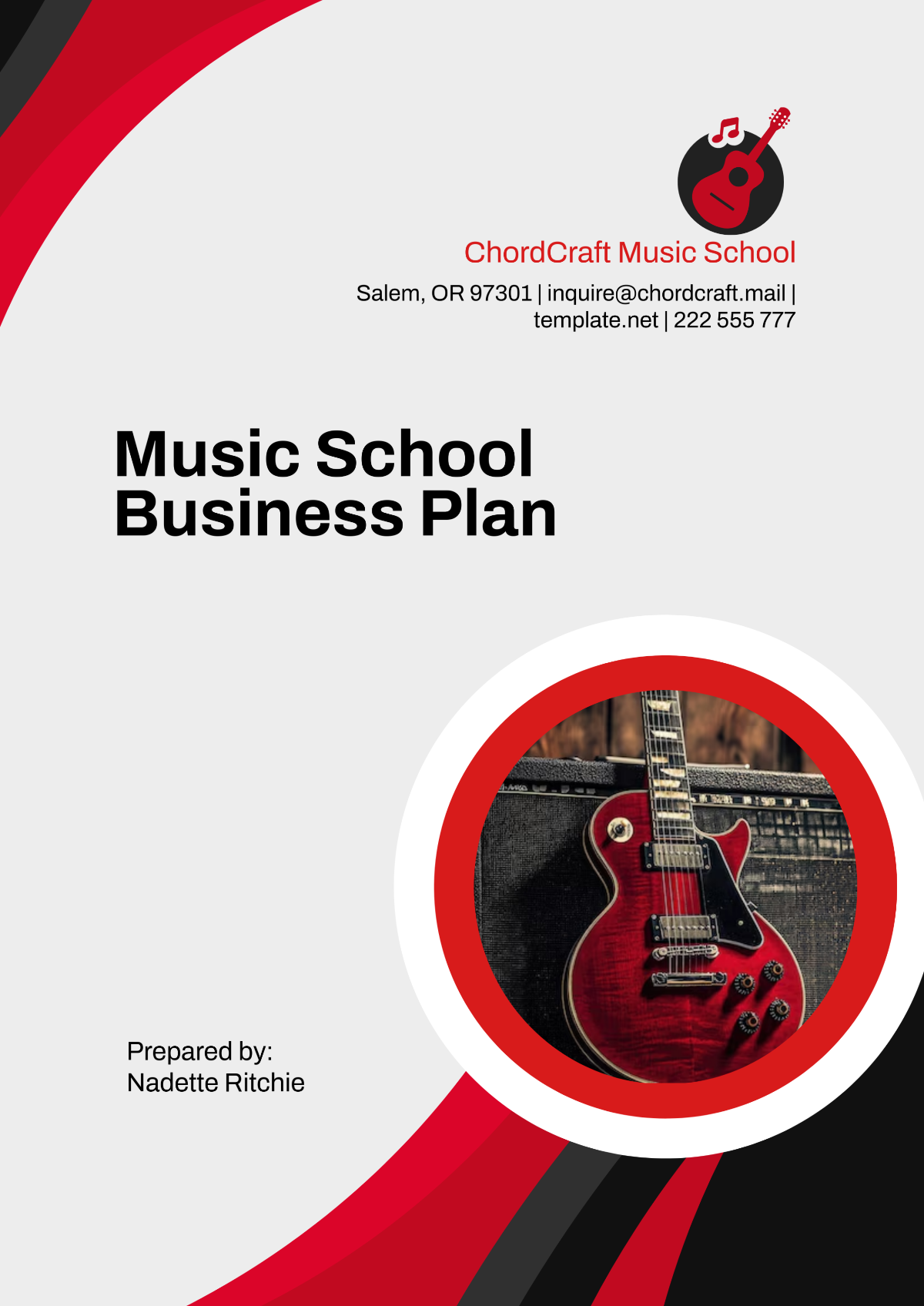 Music School Business Plan Template - Edit Online & Download