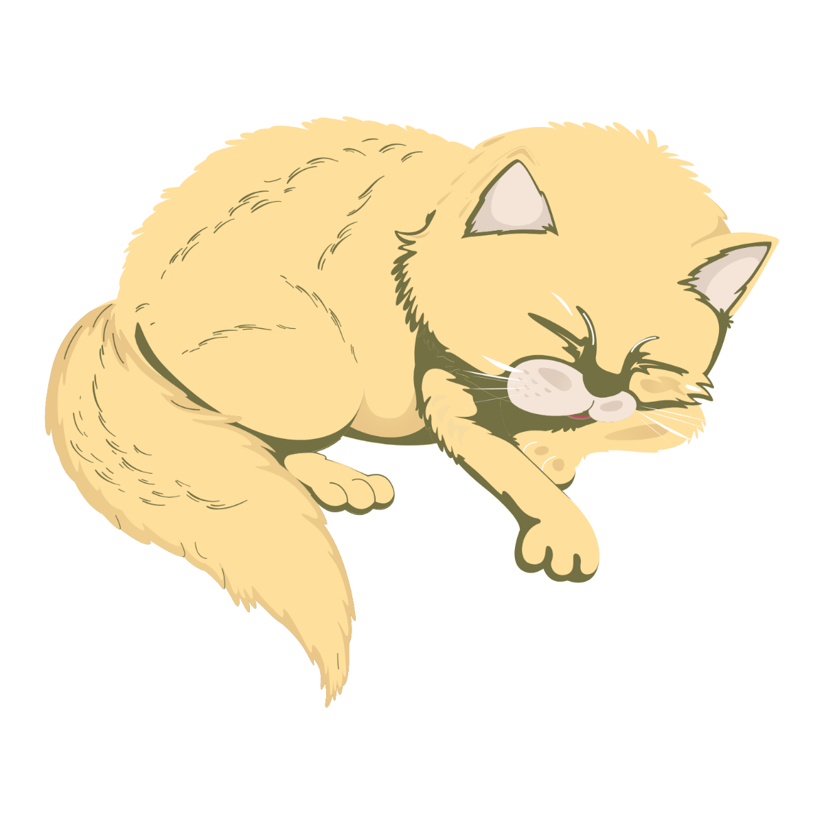 Vintage Cat Clipart