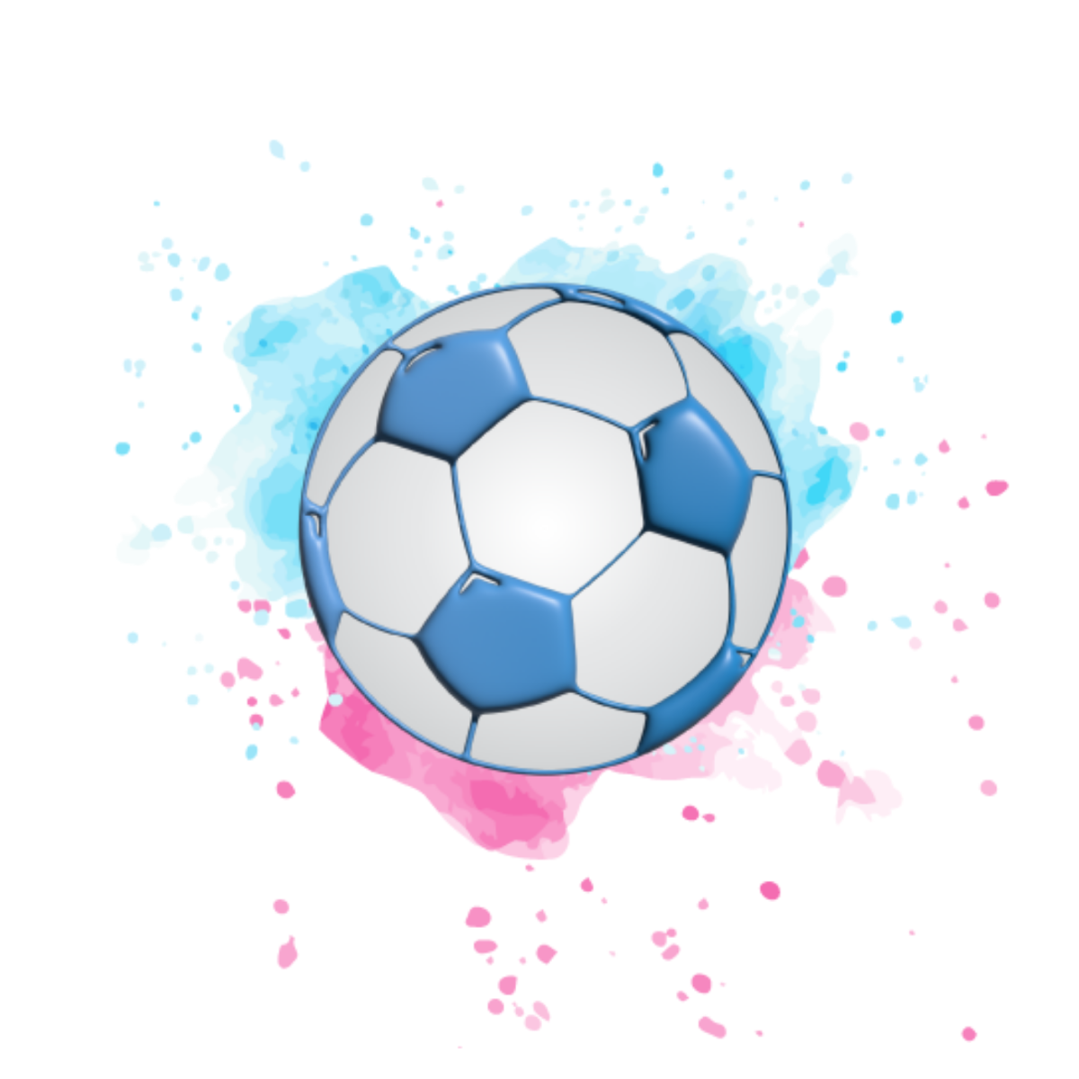 Colorful Football Clipart