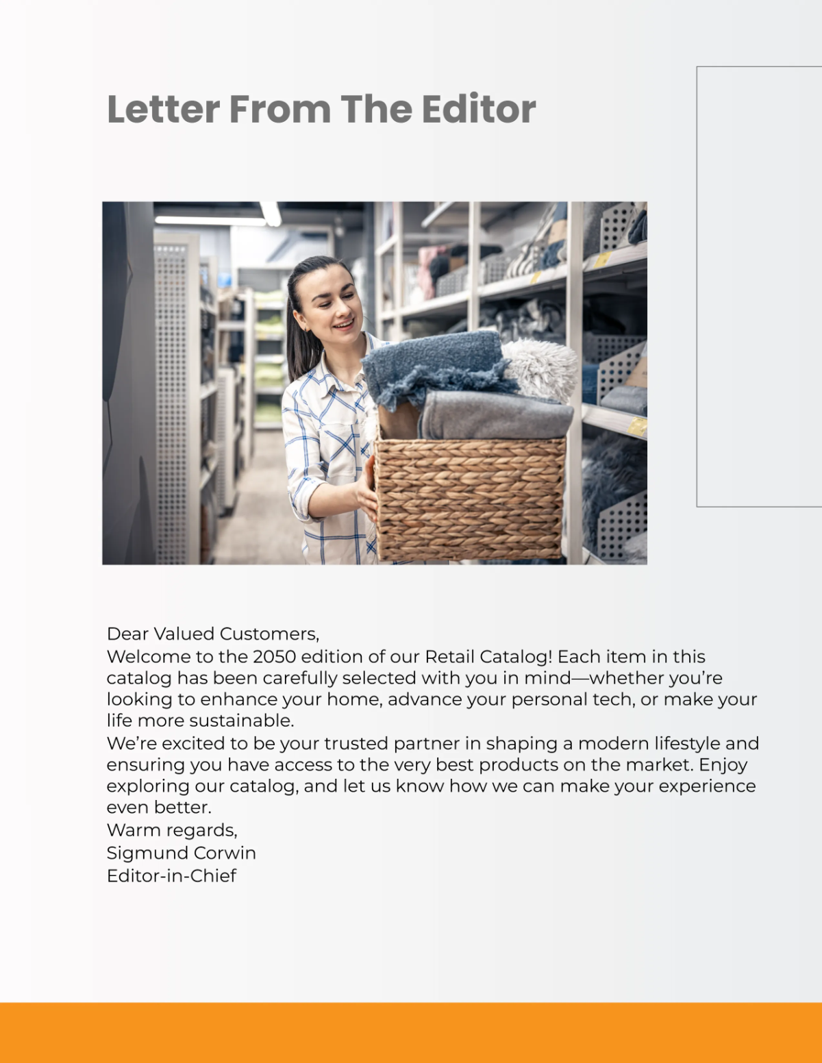 Free Retail Product Catalog Template to Edit Online