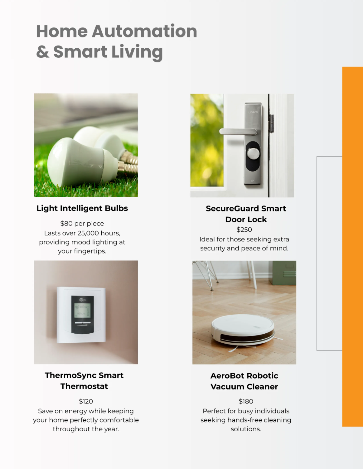 Free Retail Product Catalog Template to Edit Online