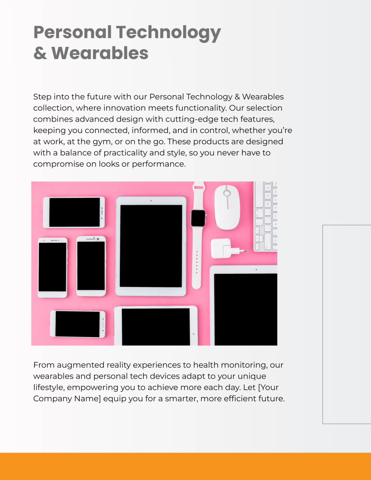 Free Retail Product Catalog Template to Edit Online