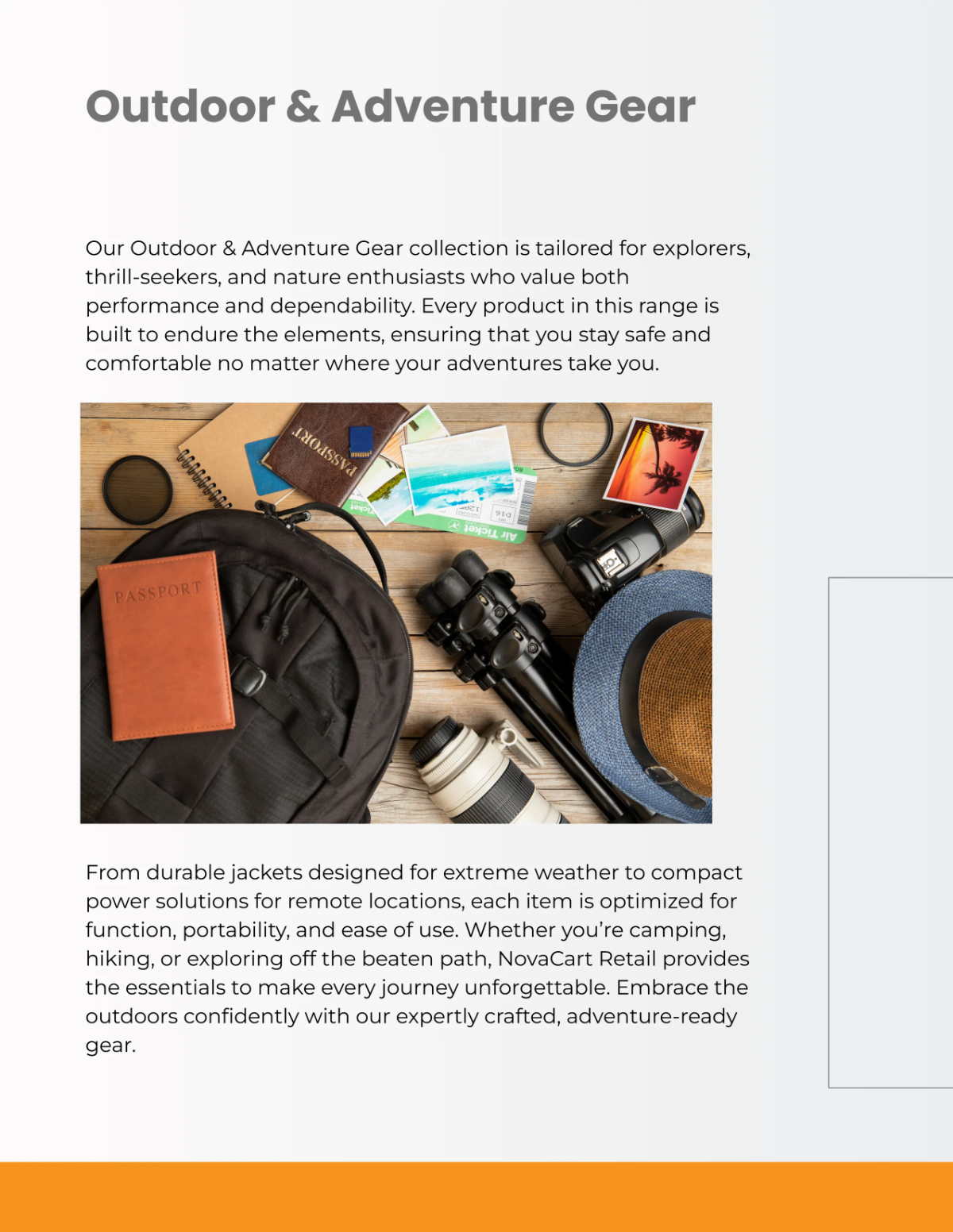 Free Retail Product Catalog Template to Edit Online