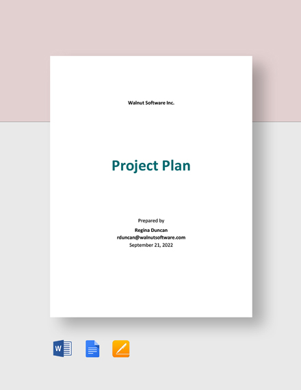 Sample Software Business Plan Template - Google Docs, Word, Apple Pages ...