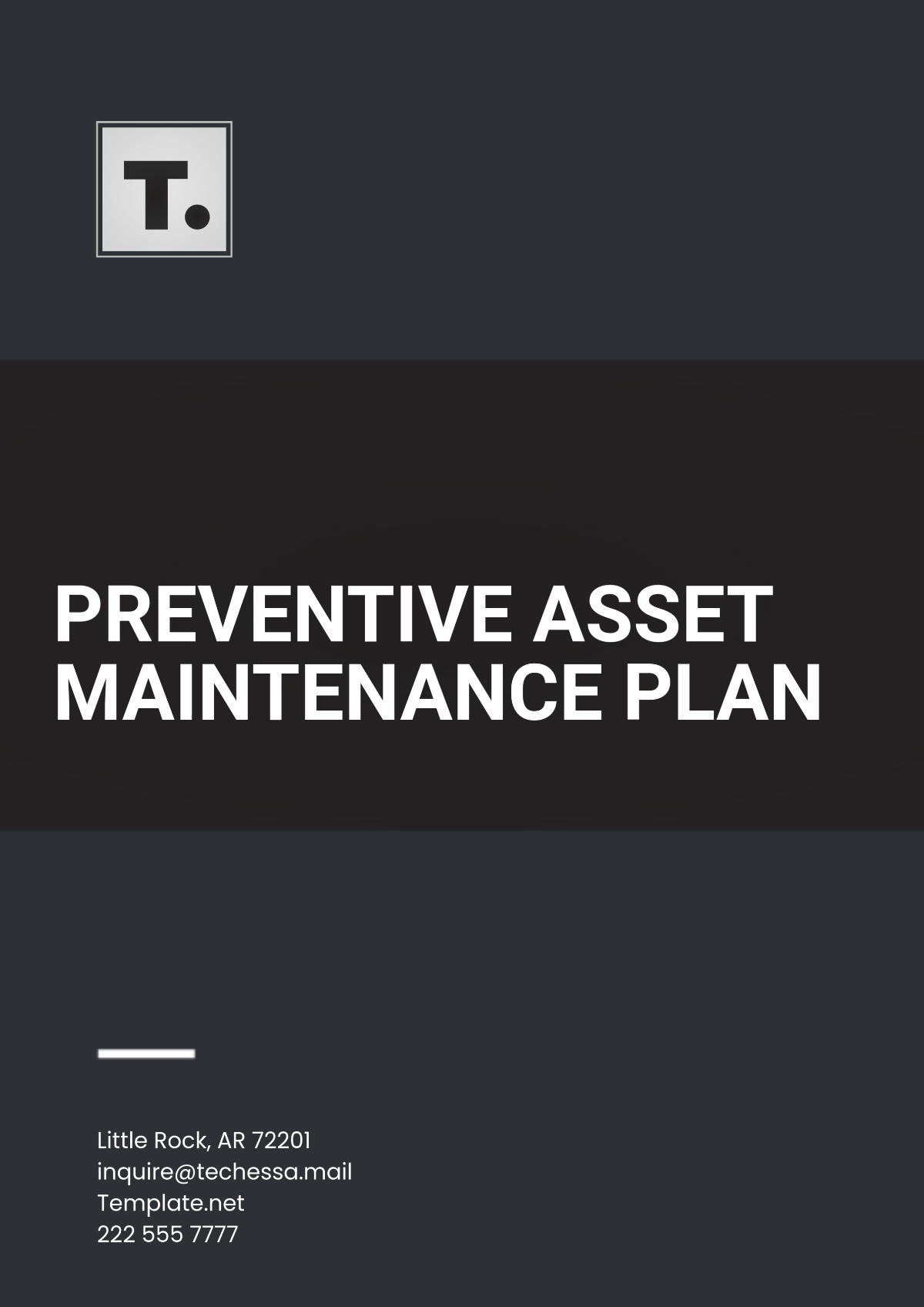 Preventive Asset Maintenance Plan Template - Edit Online & Download