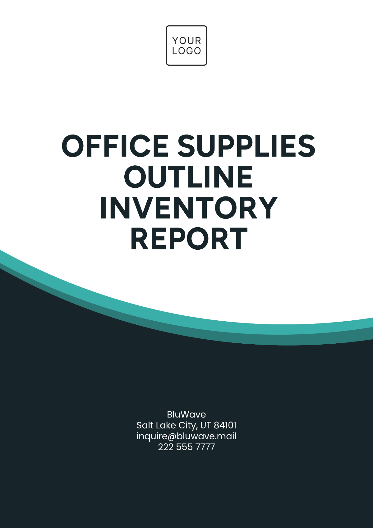 Office Supplies Outline Inventory Report Template - Edit Online & Download