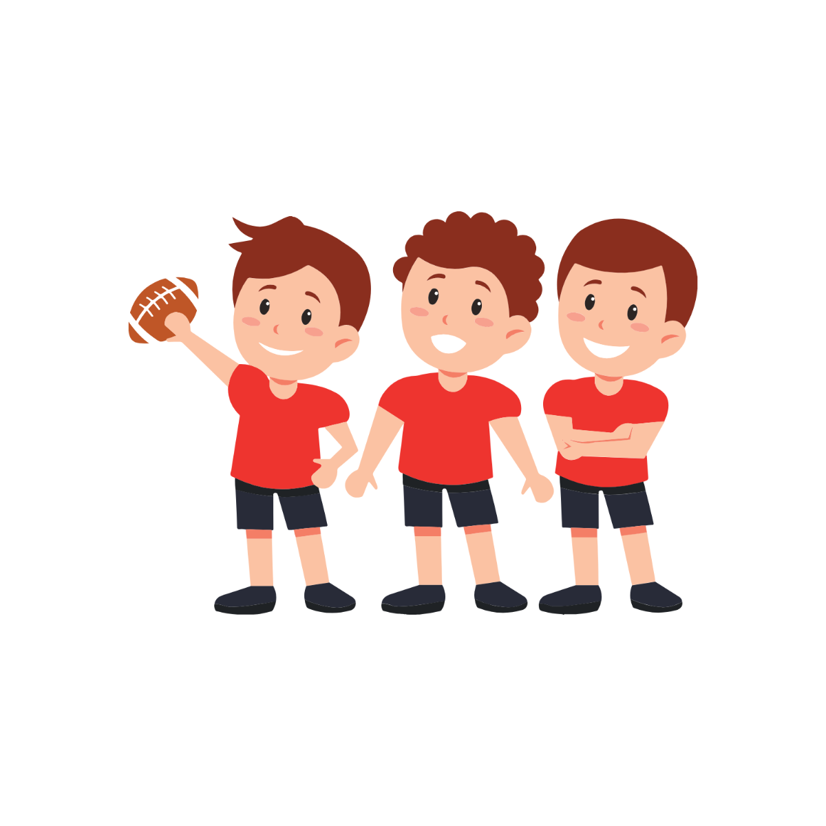 Free Football Team Clipart Template