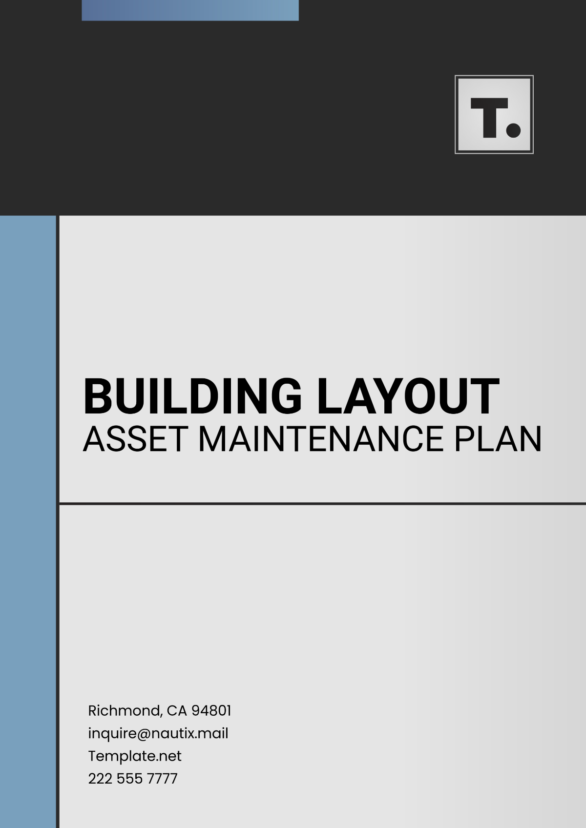 Building Layout Asset Maintenance Plan Template - Edit Online & Download