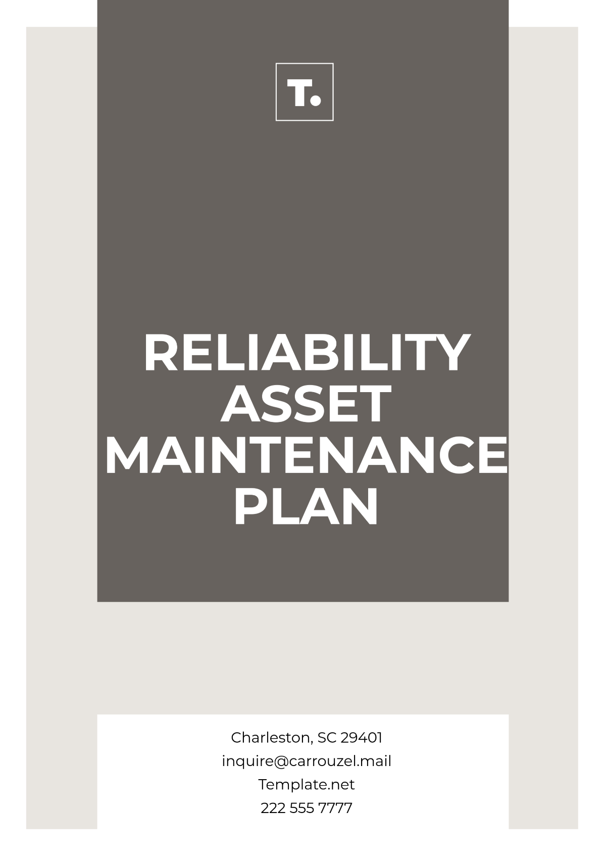 Reliability Asset Maintenance Plan Template - Edit Online & Download