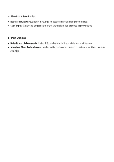 Free Reliability Asset Maintenance Plan Template to Edit Online