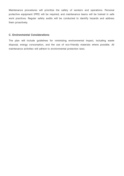 Free Multi-Site Asset Maintenance Plan Template to Edit Online