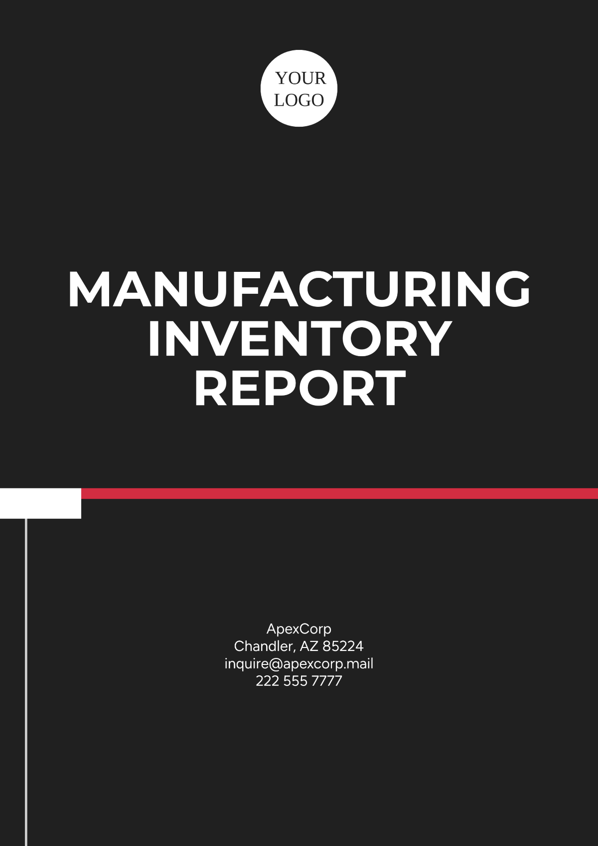 Manufacturing Inventory Report Template - Edit Online & Download