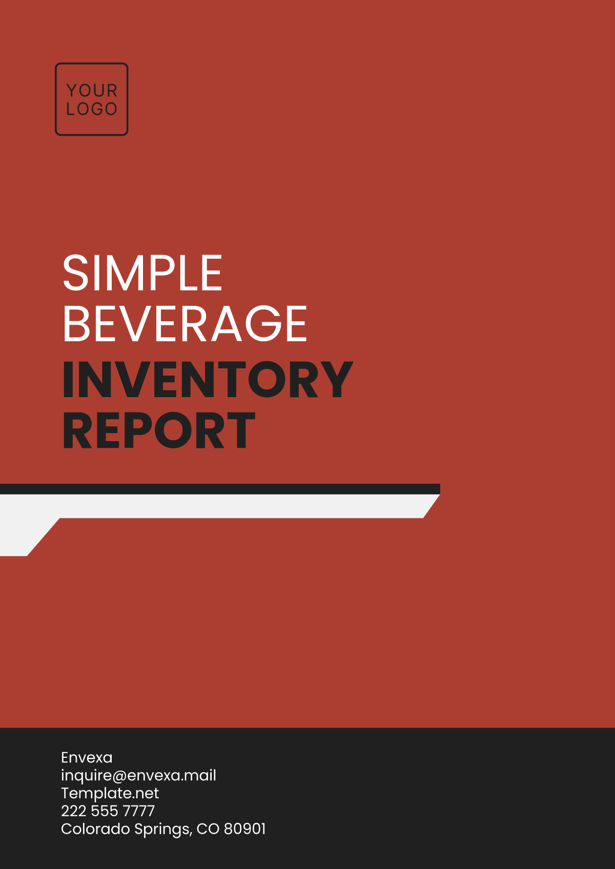 Simple Beverage Inventory Report Template - Edit Online & Download