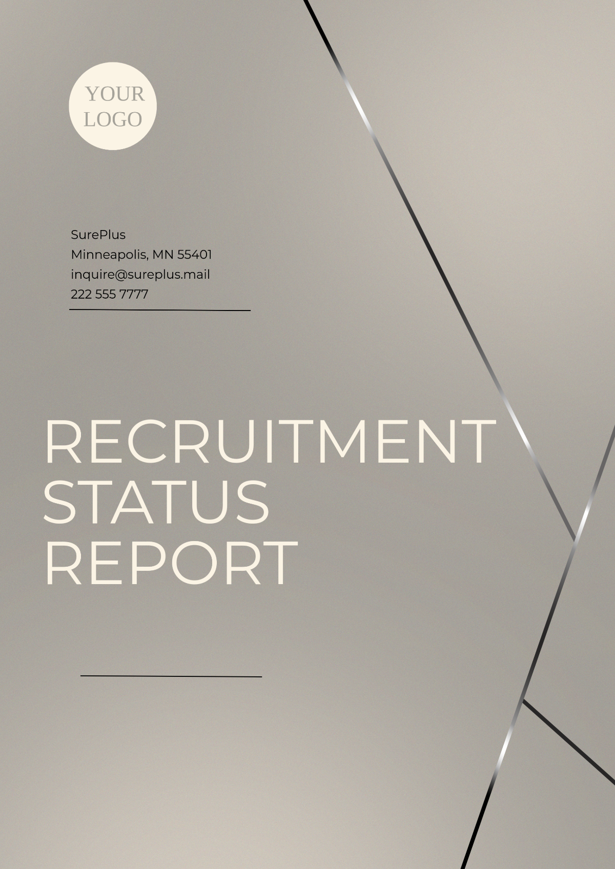 Recruitment Status Report Template - Edit Online & Download