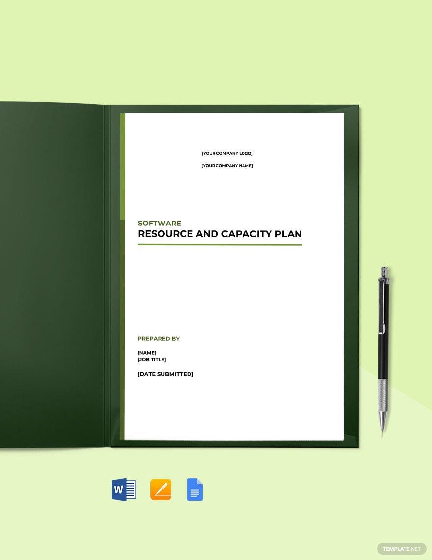 Resource and Capacity Planning Template