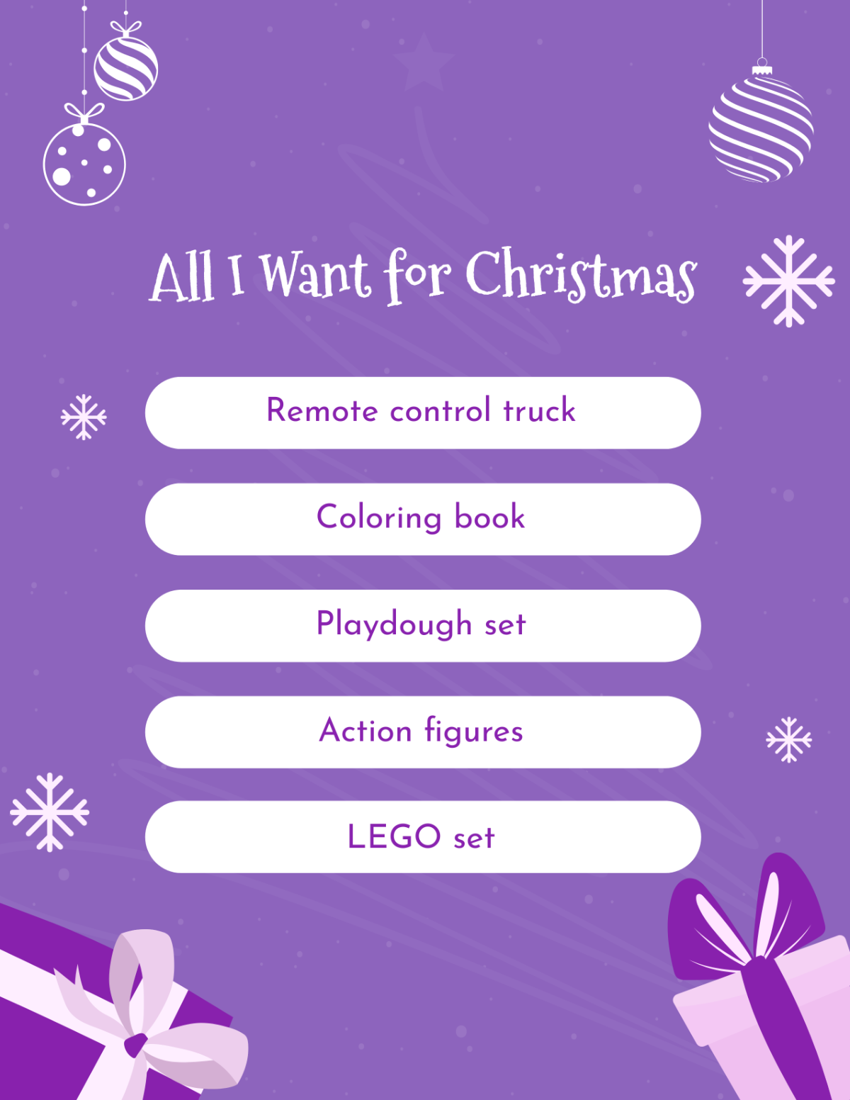 FREE Christmas Wish List 2024 Templates & Examples - Edit Online & Download