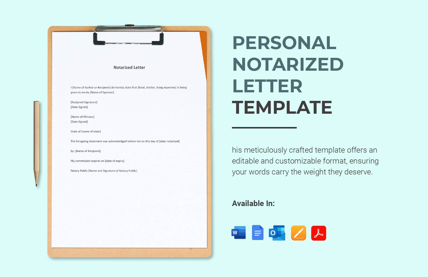Personal Notarized Letter