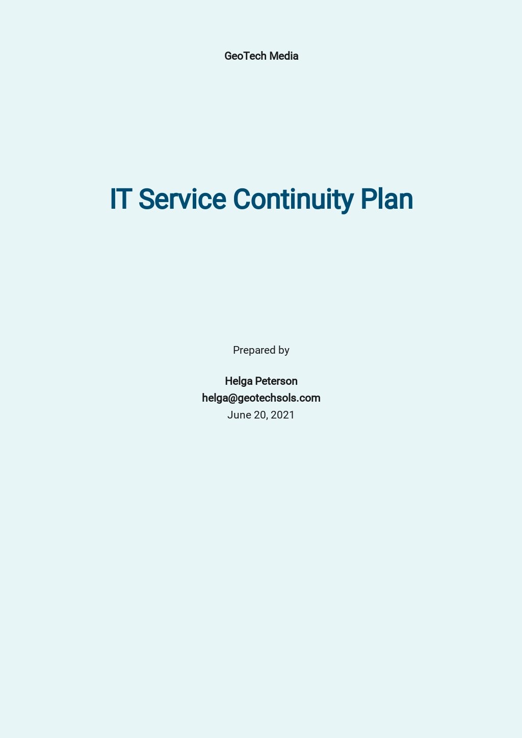 IT Service Continuity Plan Template.jpe