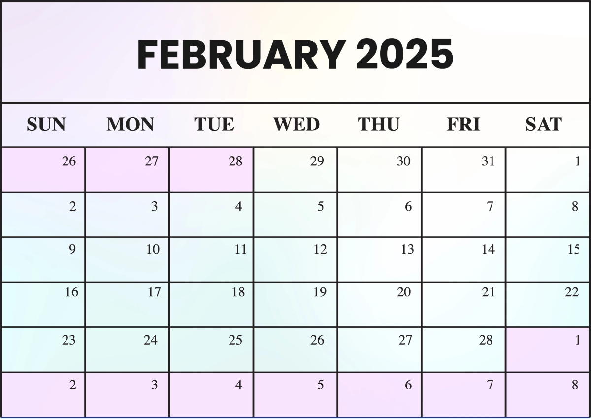 Free 2025 Desk Calendar Template to Edit Online