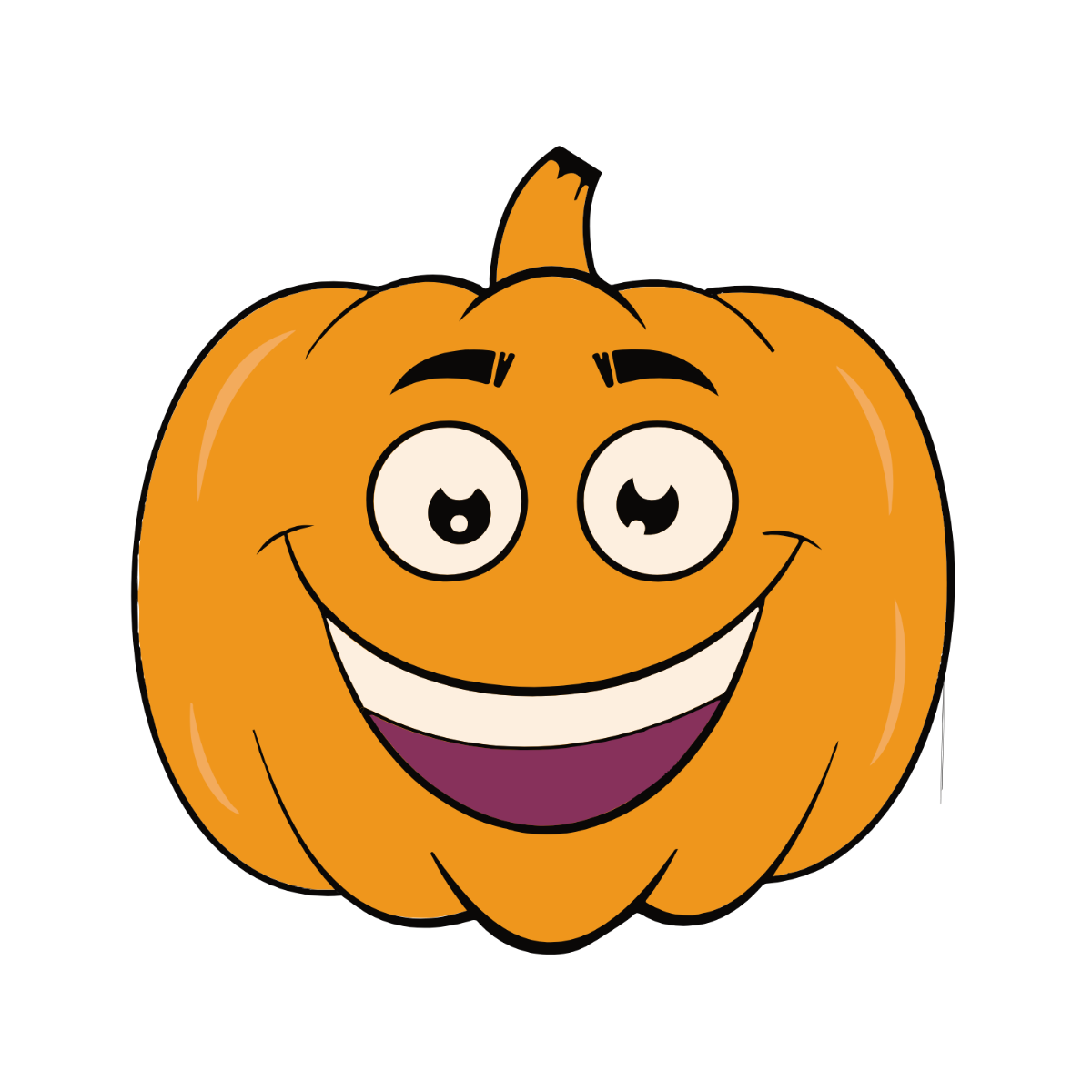 Pumpkin Face Clipart - Edit Online | Template.net