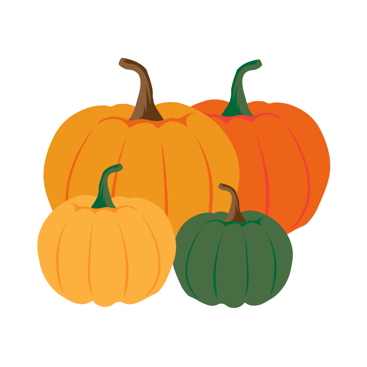 Free Pumpkin Patch Clipart Template to Edit Online