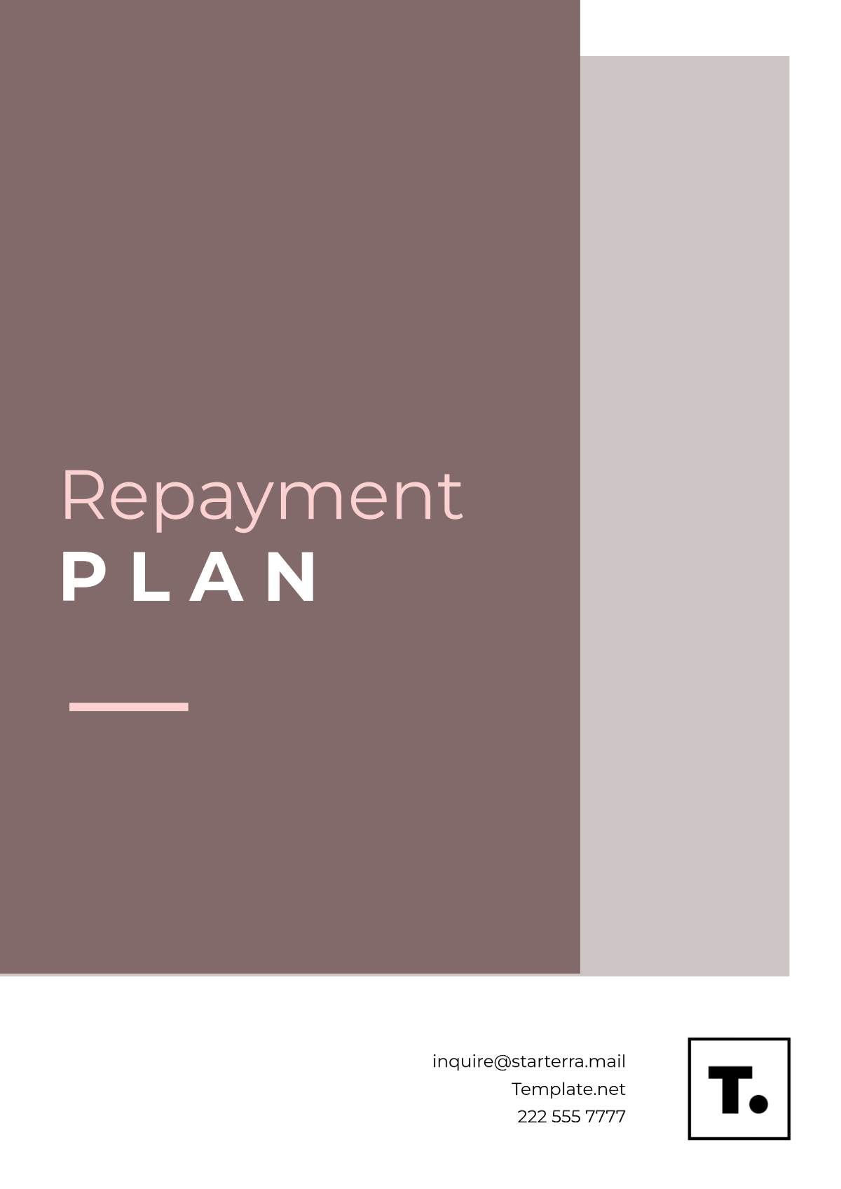 Repayment Plan Format Template - Edit Online & Download